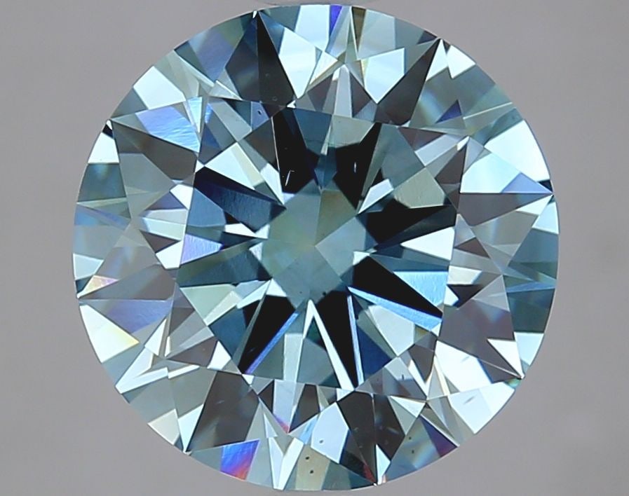 Loose Diamond - ROUND 4.01ct Fancy Intense Blue VS2: Loose Diamond - ROUND 4.01ct Fancy Intense Blue VS2 Source: This is a real non-mined Diamond that has been grown in a lab Shape: ROUND Carats: 4.01 Color: Fancy Intense Blue Certification: IGI Video: