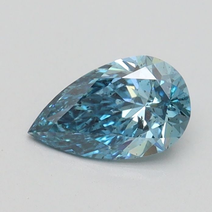 Loose Diamond - PEAR 0.54ct Fancy Vivid Blue SI2: Loose Diamond - PEAR 0.54ct Fancy Vivid Blue SI2 Source: This is a real non-mined Diamond that has been grown in a lab Shape: PEAR Carats: 0.54 Color: Fancy Vivid Blue Certification: IGI Video:
