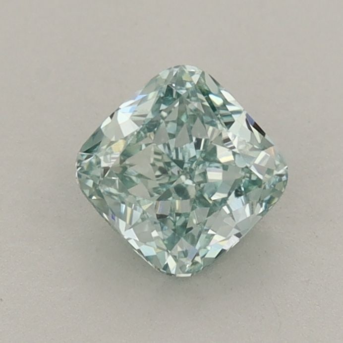 Loose Diamond - CUSHION MODIFIED 0.77ct Fancy Vivid Green VVS1: Loose Diamond - CUSHION MODIFIED 0.77ct Fancy Vivid Green VVS1 Source: This is a real non-mined Diamond that has been grown in a lab Shape: CUSHION MODIFIED Carats: 0.77 Color: Fancy Vivid Green Certi