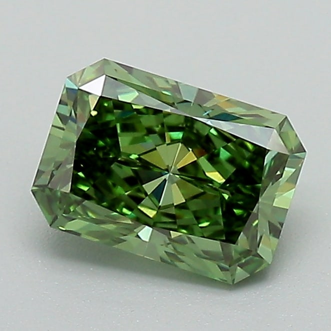 Loose Diamond - RADIANT 1.03ct GREEN VVS2: Loose Diamond - RADIANT 1.03ct GREEN VVS2 Source: This is a real non-mined Diamond that has been grown in a lab Shape: RADIANT Carats: 1.03 Color: GREEN Clarity: VVS2 Certification: IGI Condition: Pre