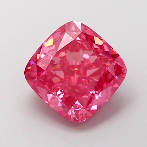Loose Diamond - CUSHION BRILLIANT 1.99ct Fancy Vivid Pink VS1: Loose Diamond - CUSHION BRILLIANT 1.99ct Fancy Vivid Pink VS1 Source: This is a real non-mined Diamond that has been grown in a lab Shape: CUSHION BRILLIANT Carats: 1.99 Color: Fancy Vivid Pink Certif