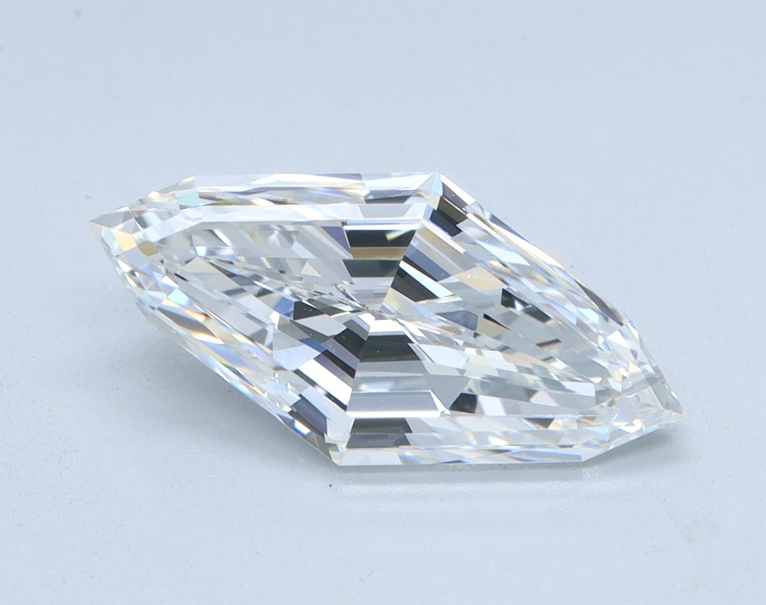 Loose Diamond - MARQUISE STEP CUT 2.01ct E VS1: Loose Diamond - MARQUISE STEP CUT 2.01ct E VS1 Source: This is a real non-mined Diamond that has been grown in a lab Shape: MARQUISE STEP CUT Carats: 2.01 Color: E Clarity: VS1 Certification: IGI Cond