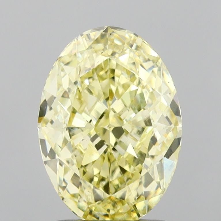 Loose Diamond - OVAL 2.07ct Fancy Yellow VS2: Loose Diamond - OVAL 2.07ct Fancy Yellow VS2 Source: This is a real non-mined Diamond that has been grown in a lab Shape: OVAL Carats: 2.07 Color: Fancy Yellow Certification: IGI Video: