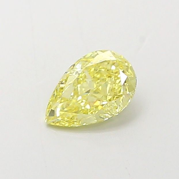 Loose Diamond - PEAR 0.54ct Fancy Yellow VS1: Loose Diamond - PEAR 0.54ct Fancy Yellow VS1 Source: This is a real non-mined Diamond that has been grown in a lab Shape: PEAR Carats: 0.54 Color: Fancy Yellow Certification: IGI Video: