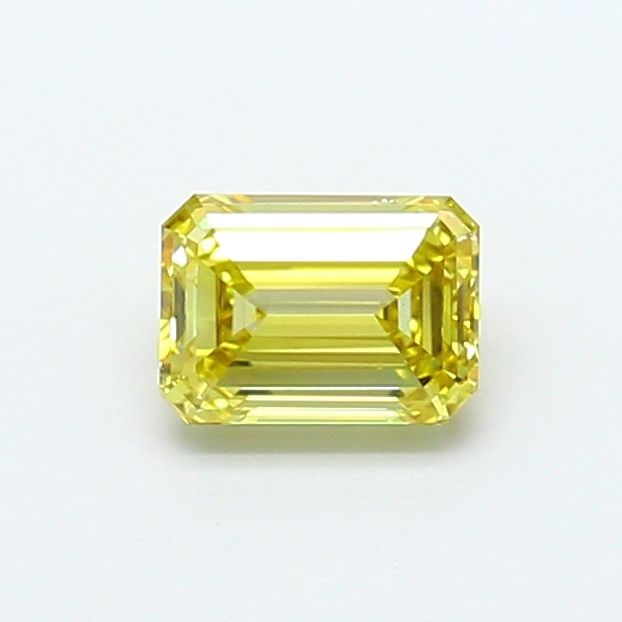 Loose Diamond - EMERALD 1.0ct Fancy Light Yellow VS1: Loose Diamond - EMERALD 1.0ct Fancy Light Yellow VS1 Source: This is a real non-mined Diamond that has been grown in a lab Shape: EMERALD Carats: 1.0 Color: Fancy Light Yellow Certification: IGI Video