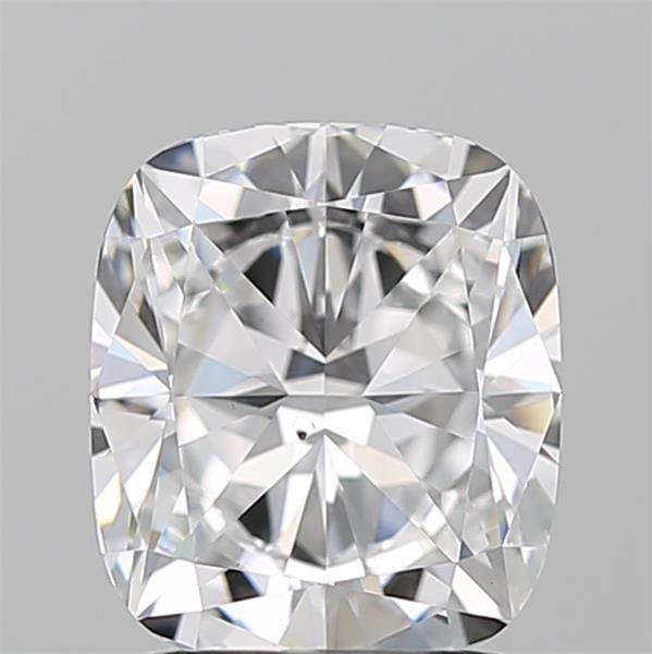 Loose Diamond - CUSHION 1.88ct D VS2: Loose Diamond - CUSHION 1.88ct D VS2 Source: This is a real non-mined Diamond that has been grown in a lab Shape: CUSHION Carats: 1.88 Color: D Clarity: VS2 Certification: IGI Condition: Pre-Owned PLE