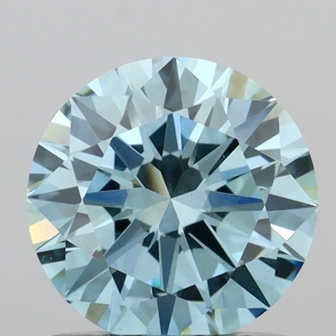 Loose Diamond - ROUND 1.0ct Fancy Vivid Blue VS1: Loose Diamond - ROUND 1.0ct Fancy Vivid Blue VS1 Source: This is a real non-mined Diamond that has been grown in a lab Shape: ROUND Carats: 1.0 Color: Fancy Vivid Blue Certification: IGI Video: