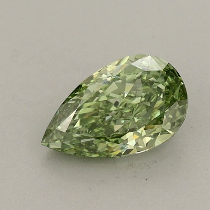 Loose Diamond - PEAR 0.68ct Fancy Vivid Green VS1: Loose Diamond - PEAR 0.68ct Fancy Vivid Green VS1 Source: This is a real non-mined Diamond that has been grown in a lab Shape: PEAR Carats: 0.68 Color: Fancy Vivid Green Certification: IGI Video: