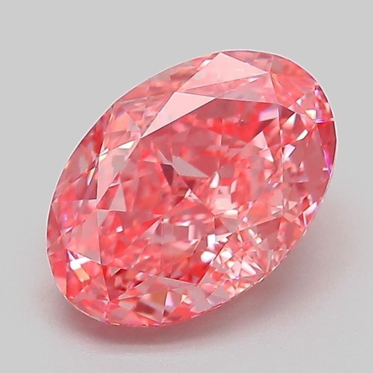 Loose Diamond - OVAL 2.07ct Fancy Vivid Pink VS1: Loose Diamond - OVAL 2.07ct Fancy Vivid Pink VS1 Source: This is a real non-mined Diamond that has been grown in a lab Shape: OVAL Carats: 2.07 Color: Fancy Vivid Pink Certification: IGI Video: