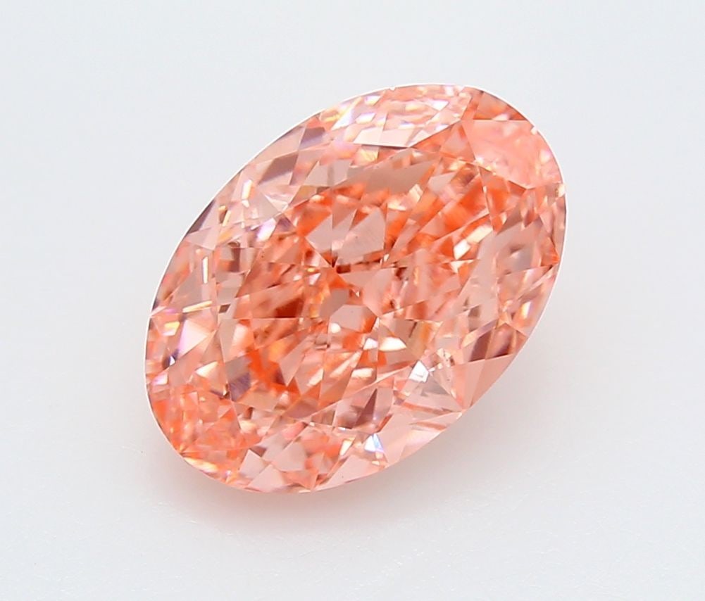 Loose Diamond - OVAL 4.08ct Fancy Vivid Pink VS1: Loose Diamond - OVAL 4.08ct Fancy Vivid Pink VS1 Source: This is a real non-mined Diamond that has been grown in a lab Shape: OVAL Carats: 4.08 Color: Fancy Vivid Pink Certification: IGI Video: