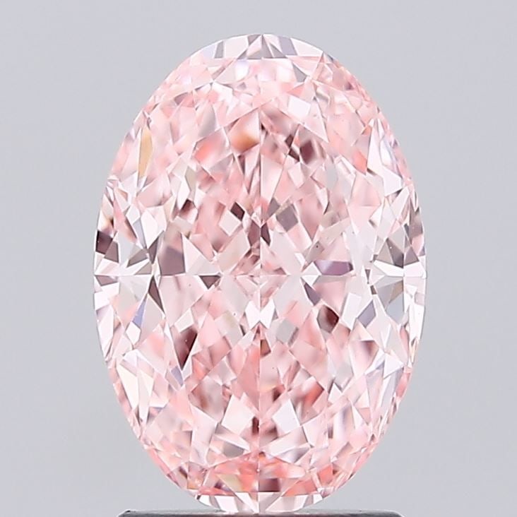 Loose Diamond - OVAL 2.01ct Fancy Vivid Pink VS1: Loose Diamond - OVAL 2.01ct Fancy Vivid Pink VS1 Source: This is a real non-mined Diamond that has been grown in a lab Shape: OVAL Carats: 2.01 Color: Fancy Vivid Pink Certification: IGI Video: