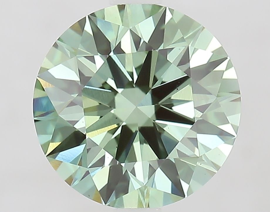 Ideal Loose Diamond - ROUND 2.52ct Fancy Vivid Green VS2: Ideal Loose Diamond - ROUND 2.52ct Fancy Vivid Green VS2 Source: This is a real non-mined Diamond that has been grown in a lab Shape: ROUND Carats: 2.52 Color: Fancy Vivid Green Certification: IGI Vid