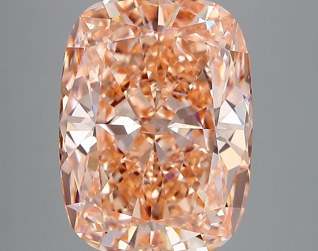 Loose Diamond - CUSHION MODIFIED 5.3ct Fancy Vivid Pink VS1: Loose Diamond - CUSHION MODIFIED 5.3ct Fancy Vivid Pink VS1 Source: This is a real non-mined Diamond that has been grown in a lab Shape: CUSHION MODIFIED Carats: 5.3 Color: Fancy Vivid Pink Certificat