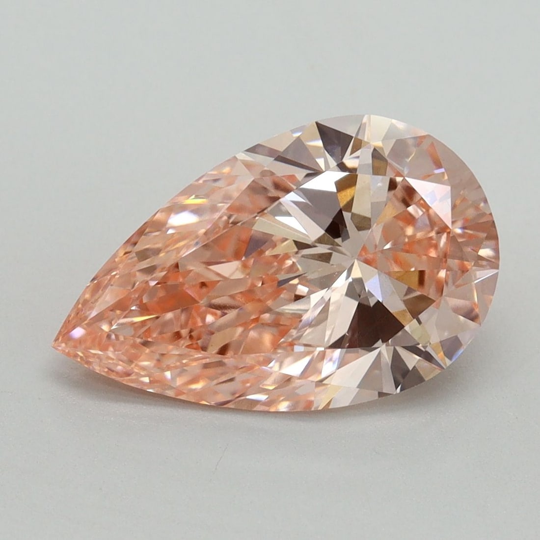 Loose Diamond - PEAR 3.12ct Fancy Vivid Pink VS1: Loose Diamond - PEAR 3.12ct Fancy Vivid Pink VS1 Source: This is a real non-mined Diamond that has been grown in a lab Shape: PEAR Carats: 3.12 Color: Fancy Vivid Pink Certification: IGI Video: