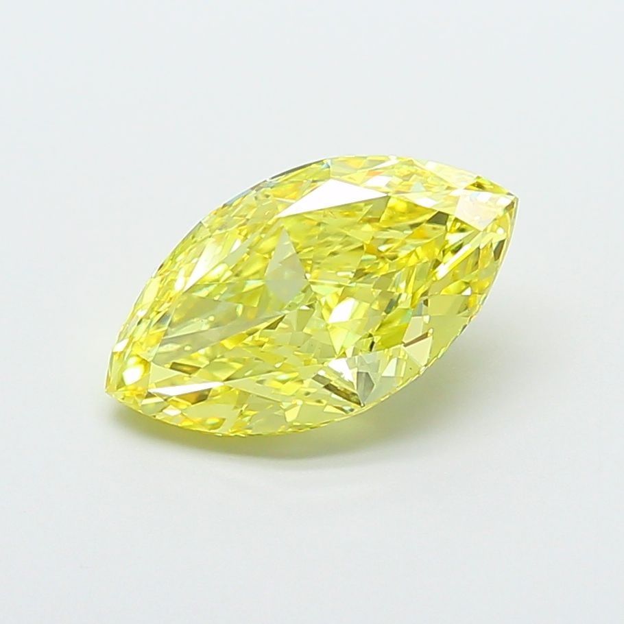 Loose Diamond - MARQUISE 5.04ct Fancy Intense Yellow VS2: Loose Diamond - MARQUISE 5.04ct Fancy Intense Yellow VS2 Source: This is a real non-mined Diamond that has been grown in a lab Shape: MARQUISE Carats: 5.04 Color: Fancy Intense Yellow Certification: I