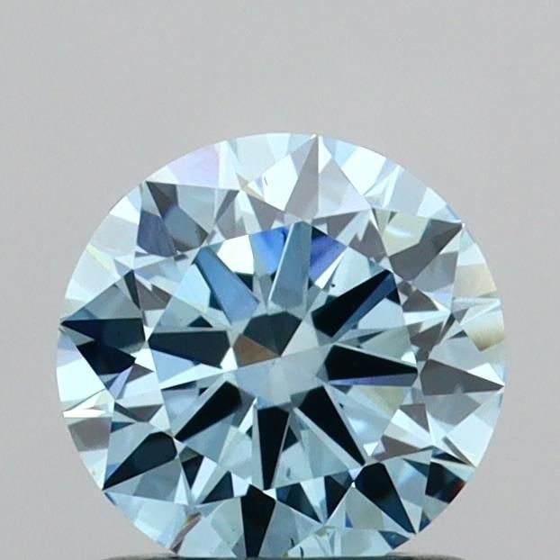 Loose Diamond - ROUND 1.0ct Fancy Vivid Blue VS1: Loose Diamond - ROUND 1.0ct Fancy Vivid Blue VS1 Source: This is a real non-mined Diamond that has been grown in a lab Shape: ROUND Carats: 1.0 Color: Fancy Vivid Blue Certification: IGI Video: