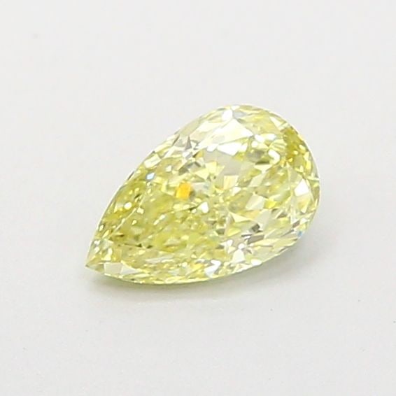 Loose Diamond - PEAR 0.45ct Fancy Light Yellow VS1: Loose Diamond - PEAR 0.45ct Fancy Light Yellow VS1 Source: This is a real non-mined Diamond that has been grown in a lab Shape: PEAR Carats: 0.45 Color: Fancy Light Yellow Certification: IGI Video: