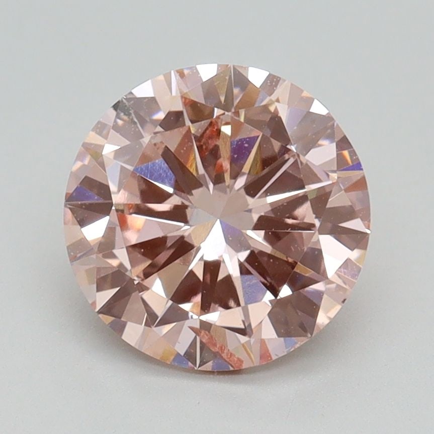 Loose Diamond - ROUND 2.0ct Fancy Intense Pink SI1: Loose Diamond - ROUND 2.0ct Fancy Intense Pink SI1 Source: This is a real non-mined Diamond that has been grown in a lab Shape: ROUND Carats: 2.0 Color: Fancy Intense Pink Certification: IGI Video: