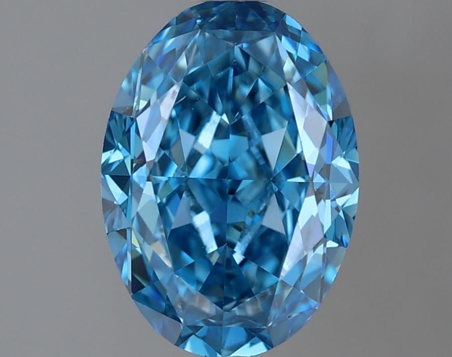 Loose Diamond - OVAL 1.64ct Fancy Vivid Blue VS1: Loose Diamond - OVAL 1.64ct Fancy Vivid Blue VS1 Source: This is a real non-mined Diamond that has been grown in a lab Shape: OVAL Carats: 1.64 Color: Fancy Vivid Blue Certification: IGI Video: