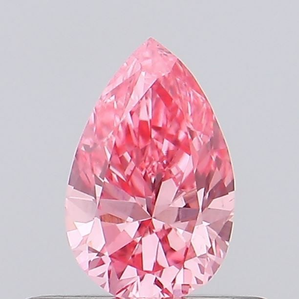 Loose Diamond - PEAR 0.37ct Fancy Vivid Pink VS1: Loose Diamond - PEAR 0.37ct Fancy Vivid Pink VS1 Source: This is a real non-mined Diamond that has been grown in a lab Shape: PEAR Carats: 0.37 Color: Fancy Vivid Pink Certification: IGI Video: