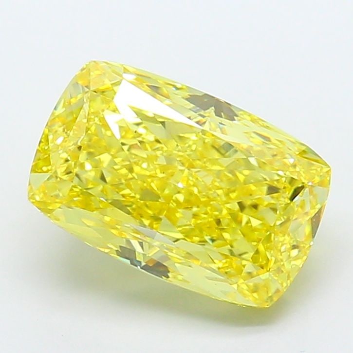 Loose Diamond - CUSHION MODIFIED 6.01ct Fancy Vivid Yellow VS1: Loose Diamond - CUSHION MODIFIED 6.01ct Fancy Vivid Yellow VS1 Source: This is a real non-mined Diamond that has been grown in a lab Shape: CUSHION MODIFIED Carats: 6.01 Color: Fancy Vivid Yellow Cert