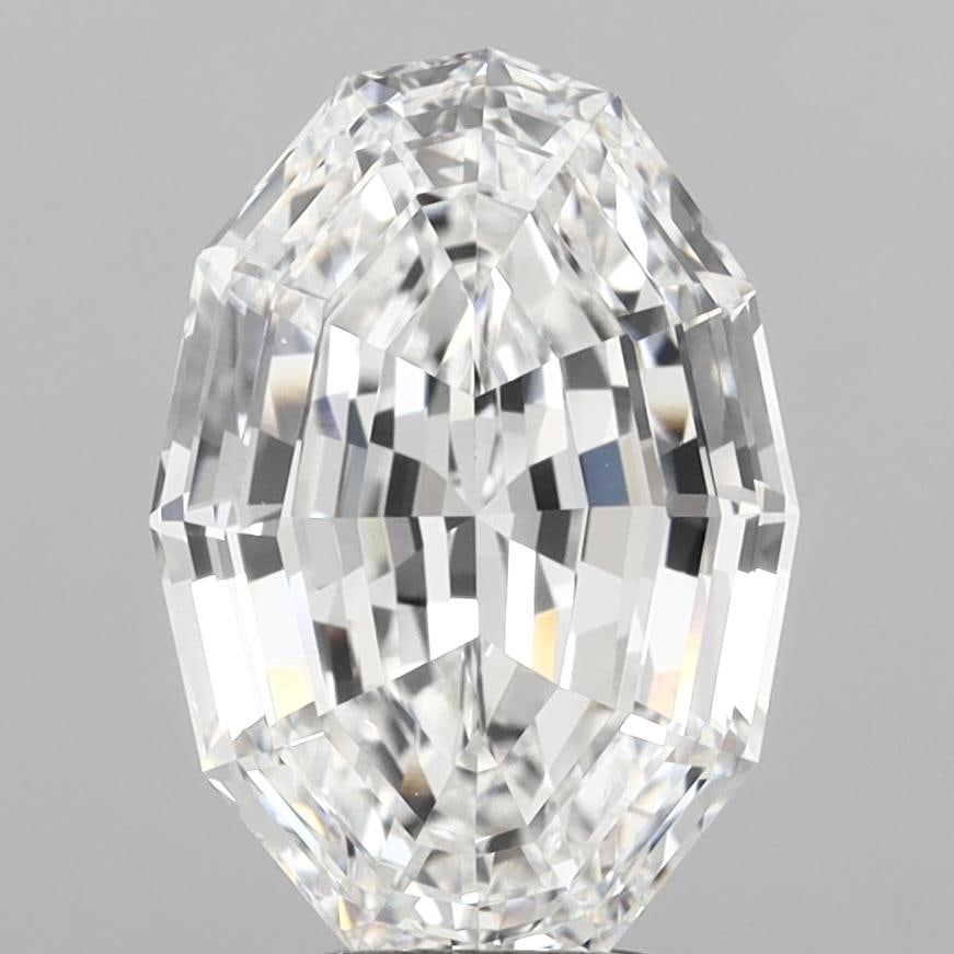 Loose Diamond - OVAL STEP CUT 5.02ct E VVS2: Loose Diamond - OVAL STEP CUT 5.02ct E VVS2 Source: This is a real non-mined Diamond that has been grown in a lab Shape: OVAL STEP CUT Carats: 5.02 Color: E Clarity: VVS2 Certification: IGI Condition: