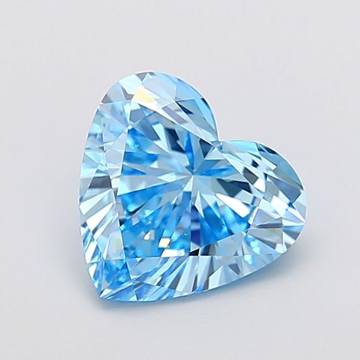 Loose Diamond - HEART 3.0ct Fancy Vivid Blue VS2: Loose Diamond - HEART 3.0ct Fancy Vivid Blue VS2 Source: This is a real non-mined Diamond that has been grown in a lab Shape: HEART Carats: 3.0 Color: Fancy Vivid Blue Certification: IGI Video: