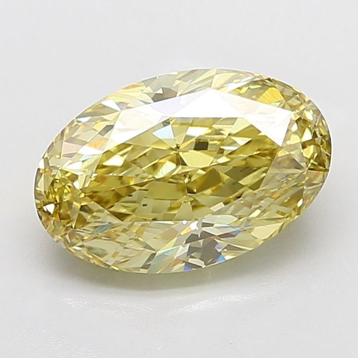 Loose Diamond - OVAL 5.06ct Fancy Intense Yellow VS1: Loose Diamond - OVAL 5.06ct Fancy Intense Yellow VS1 Source: This is a real non-mined Diamond that has been grown in a lab Shape: OVAL Carats: 5.06 Color: Fancy Intense Yellow Certification: IGI Video
