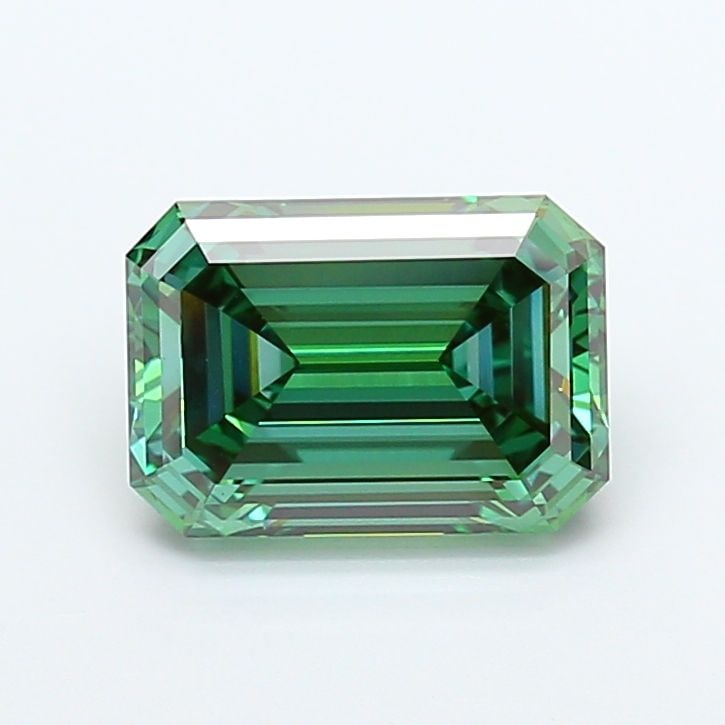 Loose Diamond - EMERALD 5.09ct Fancy Vivid Green VVS2 (1 of 1)