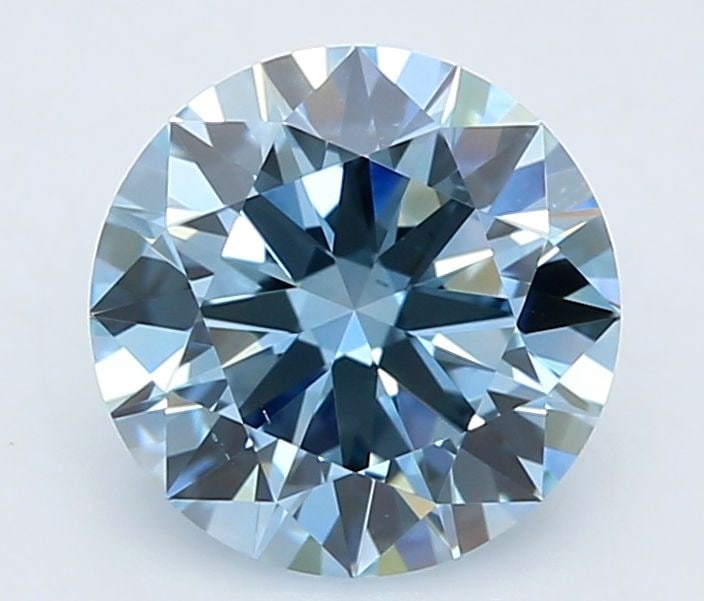 Ideal Loose Diamond - ROUND 0.96ct Fancy Intense Blue VS2: Ideal Loose Diamond - ROUND 0.96ct Fancy Intense Blue VS2 Source: This is a real non-mined Diamond that has been grown in a lab Shape: ROUND Carats: 0.96 Color: Fancy Intense Blue Certification: IGI V