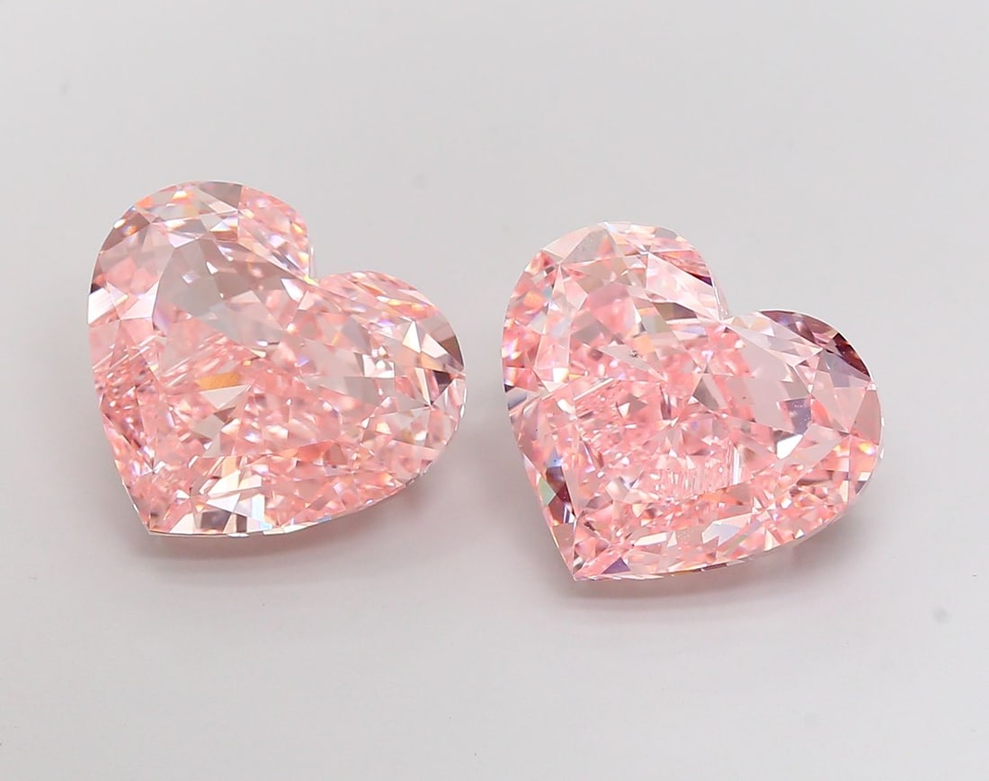 Loose Diamond - HEART 11.01ct Fancy Intense Pink VS1: Loose Diamond - HEART 11.01ct Fancy Intense Pink VS1 Source: This is a real non-mined Diamond that has been grown in a lab Shape: HEART Carats: 11.01 Color: Fancy Intense Pink Certification: IGI Video
