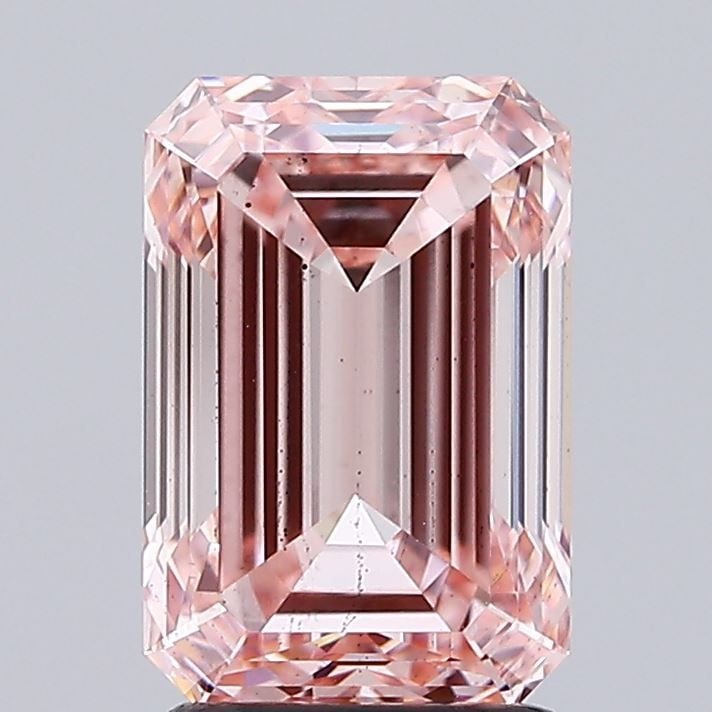 Loose Diamond - EMERALD 2.65ct Fancy Intense Pink SI1: Loose Diamond - EMERALD 2.65ct Fancy Intense Pink SI1 Source: This is a real non-mined Diamond that has been grown in a lab Shape: EMERALD Carats: 2.65 Color: Fancy Intense Pink Certification: IGI Vid