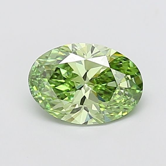 Loose Diamond - OVAL 1.07ct Fancy Vivid Green VVS2: Loose Diamond - OVAL 1.07ct Fancy Vivid Green VVS2 Source: This is a real non-mined Diamond that has been grown in a lab Shape: OVAL Carats: 1.07 Color: Fancy Vivid Green Certification: IGI Video: