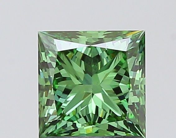 Loose Diamond - PRINCESS 1.2ct Fancy Vivid Green VS1: Loose Diamond - PRINCESS 1.2ct Fancy Vivid Green VS1 Source: This is a real non-mined Diamond that has been grown in a lab Shape: PRINCESS Carats: 1.2 Color: Fancy Vivid Green Certification: IGI PLEAS