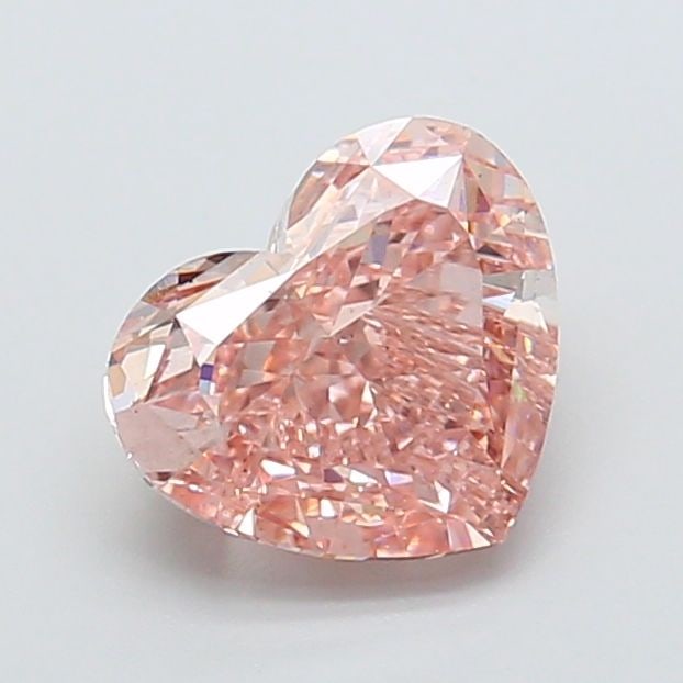 Loose Diamond - HEART 2.06ct Fancy Intense Pink VS2: Loose Diamond - HEART 2.06ct Fancy Intense Pink VS2 Source: This is a real non-mined Diamond that has been grown in a lab Shape: HEART Carats: 2.06 Color: Fancy Intense Pink Certification: IGI Video: