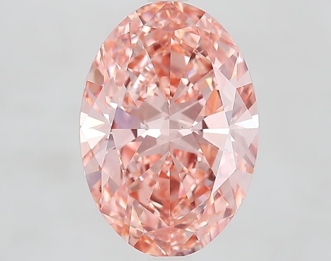 Loose Diamond - OVAL 4.0ct Fancy Vivid Pink VS1: Loose Diamond - OVAL 4.0ct Fancy Vivid Pink VS1 Source: This is a real non-mined Diamond that has been grown in a lab Shape: OVAL Carats: 4.0 Color: Fancy Vivid Pink Certification: IGI Video: