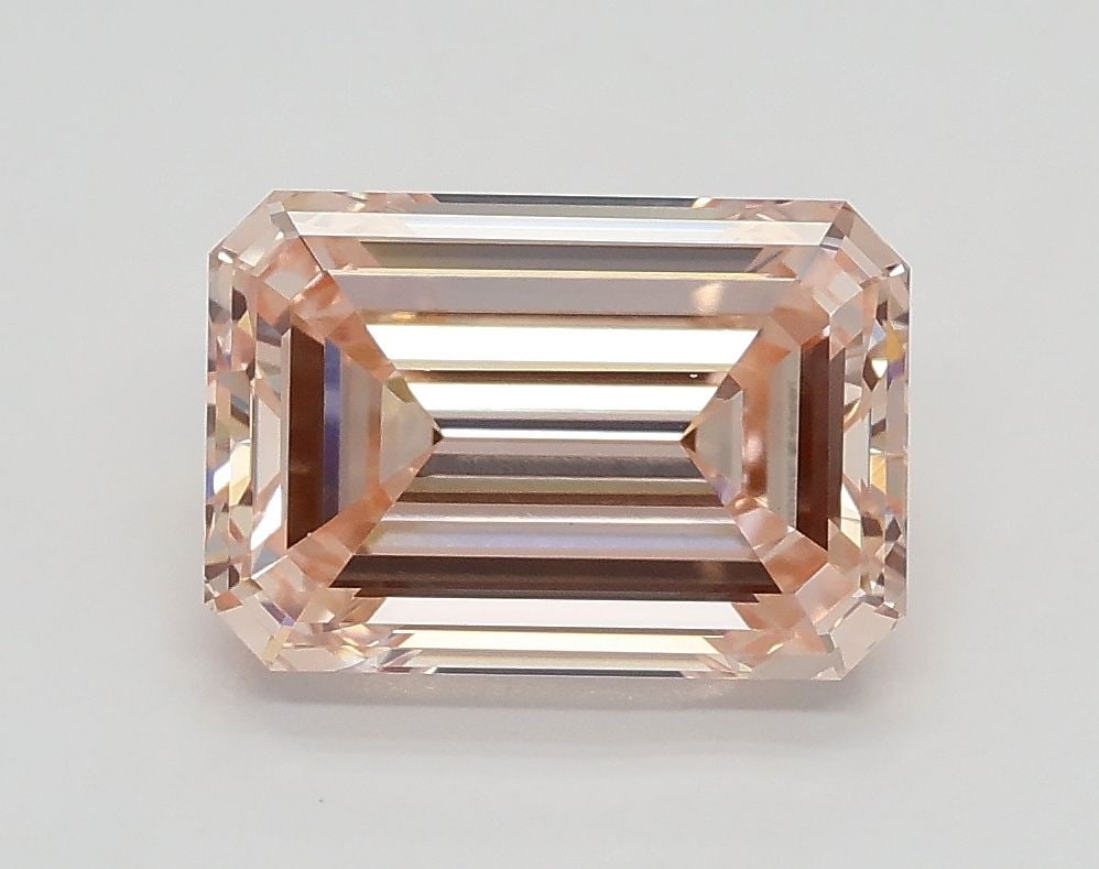 Loose Diamond - EMERALD 2.51ct Fancy Pink VVS2: Loose Diamond - EMERALD 2.51ct Fancy Pink VVS2 Source: This is a real non-mined Diamond that has been grown in a lab Shape: EMERALD Carats: 2.51 Color: Fancy Pink Certification: IGI Video: