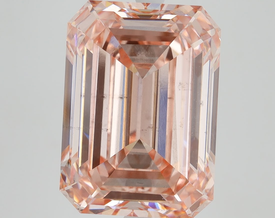 Loose Diamond - EMERALD 9.99ct PINK VS2 (1 of 1)