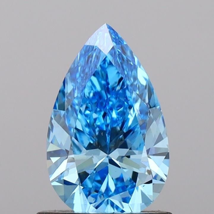 Loose Diamond - PEAR 0.99ct Fancy Vivid Blue VS2: Loose Diamond - PEAR 0.99ct Fancy Vivid Blue VS2 Source: This is a real non-mined Diamond that has been grown in a lab Shape: PEAR Carats: 0.99 Color: Fancy Vivid Blue Certification: IGI Video: