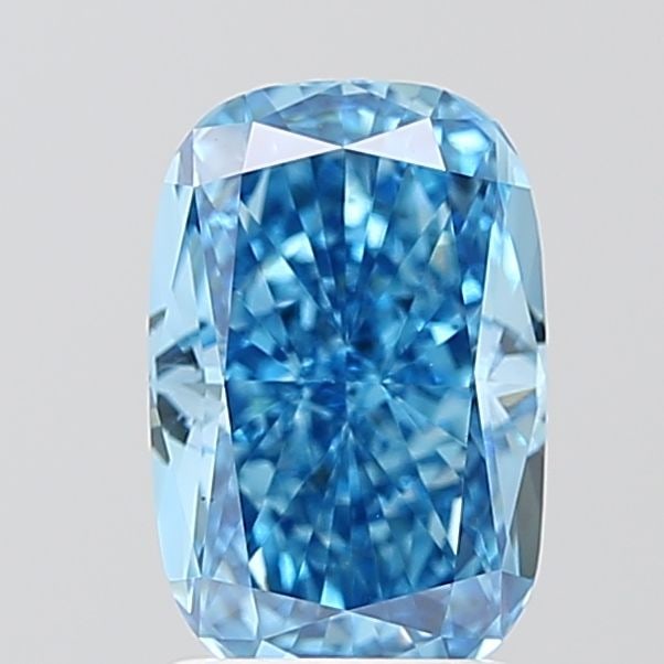 Loose Diamond - CUSHION MODIFIED 2.28ct Fancy Vivid Blue VS1: Loose Diamond - CUSHION MODIFIED 2.28ct Fancy Vivid Blue VS1 Source: This is a real non-mined Diamond that has been grown in a lab Shape: CUSHION MODIFIED Carats: 2.28 Color: Fancy Vivid Blue Certific