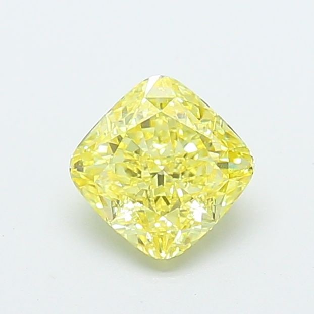 Loose Diamond - CUSHION MODIFIED 1.04ct Fancy Yellow VVS2: Loose Diamond - CUSHION MODIFIED 1.04ct Fancy Yellow VVS2 Source: This is a real non-mined Diamond that has been grown in a lab Shape: CUSHION MODIFIED Carats: 1.04 Color: Fancy Yellow Certification: 