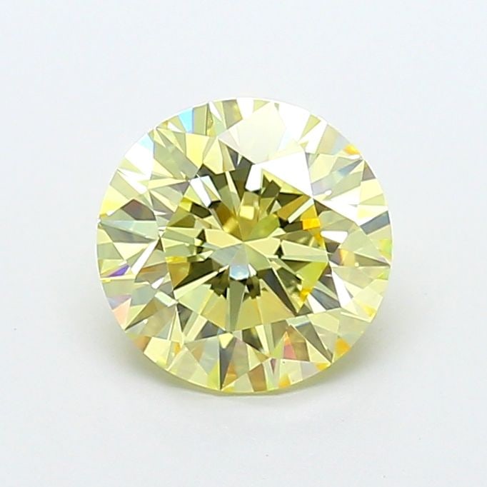 Loose Diamond - ROUND 2.59ct Fancy Yellow VVS2: Loose Diamond - ROUND 2.59ct Fancy Yellow VVS2 Source: This is a real non-mined Diamond that has been grown in a lab Shape: ROUND Carats: 2.59 Color: Fancy Yellow Certification: IGI Video: