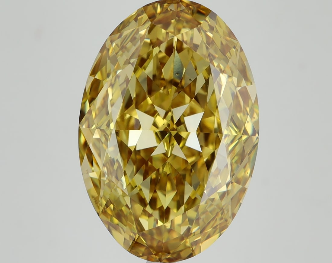 Loose Diamond - OVAL 10.05ct YELLOW VS1 (1 of 1)