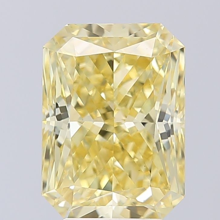 Loose Diamond - RADIANT 5.17ct Fancy Intense Yellow VS1: Loose Diamond - RADIANT 5.17ct Fancy Intense Yellow VS1 Source: This is a real non-mined Diamond that has been grown in a lab Shape: RADIANT Carats: 5.17 Color: Fancy Intense Yellow Certification: IGI