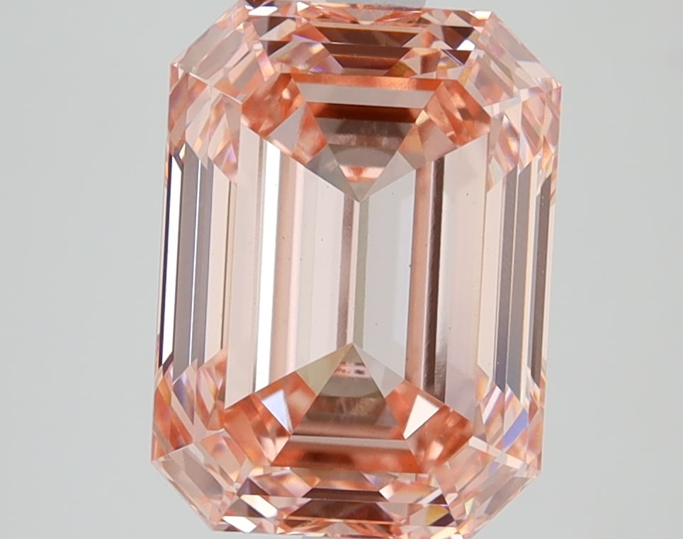 Loose Diamond - EMERALD 4ct PINK VS1 (1 of 1)