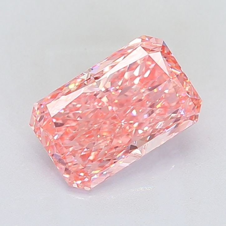 Loose Diamond - RADIANT 3.15ct Fancy Vivid Pink VS1: Loose Diamond - RADIANT 3.15ct Fancy Vivid Pink VS1 Source: This is a real non-mined Diamond that has been grown in a lab Shape: RADIANT Carats: 3.15 Color: Fancy Vivid Pink Certification: IGI Video: