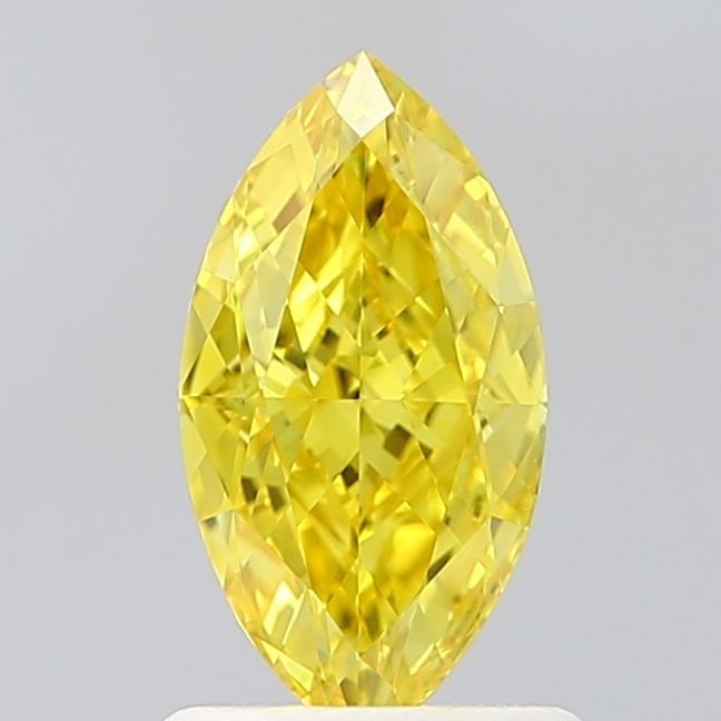 Loose Diamond - MARQUISE 1.06ct Fancy Vivid Yellow VVS1: Loose Diamond - MARQUISE 1.06ct Fancy Vivid Yellow VVS1 Source: This is a real non-mined Diamond that has been grown in a lab Shape: MARQUISE Carats: 1.06 Color: Fancy Vivid Yellow Certification: IGI 