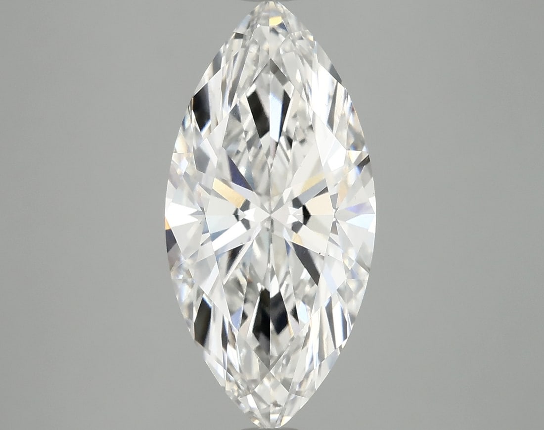 Loose Diamond - MARQUISE 3.8ct F VS1: Loose Diamond - MARQUISE 3.8ct F VS1 Source: This is a real non-mined Diamond that has been grown in a lab Shape: MARQUISE Carats: 3.8 Color: F Clarity: VS1 Certification: IGI Condition: Pre-Owned PLE