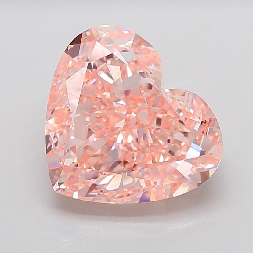 Loose Diamond - HEART 10.77ct Fancy Intense Pink VVS2: Loose Diamond - HEART 10.77ct Fancy Intense Pink VVS2 Source: This is a real non-mined Diamond that has been grown in a lab Shape: HEART Carats: 10.77 Color: Fancy Intense Pink Certification: IGI Vide