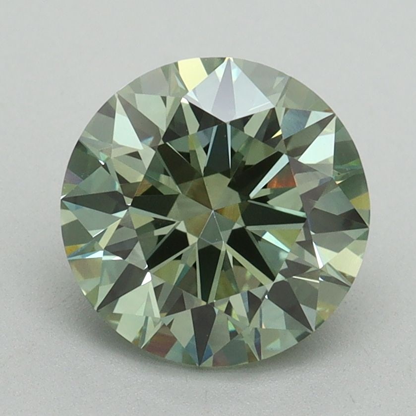 Ideal Loose Diamond - ROUND 2.19ct Fancy Vivid Green VVS2: Ideal Loose Diamond - ROUND 2.19ct Fancy Vivid Green VVS2 Source: This is a real non-mined Diamond that has been grown in a lab Shape: ROUND Carats: 2.19 Color: Fancy Vivid Green Certification: IGI Vi